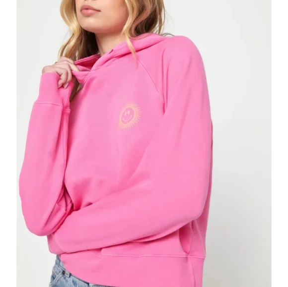 Spiritual Gangster Sun Smiley Harper Hoodie Size L - Picture 3 of 11